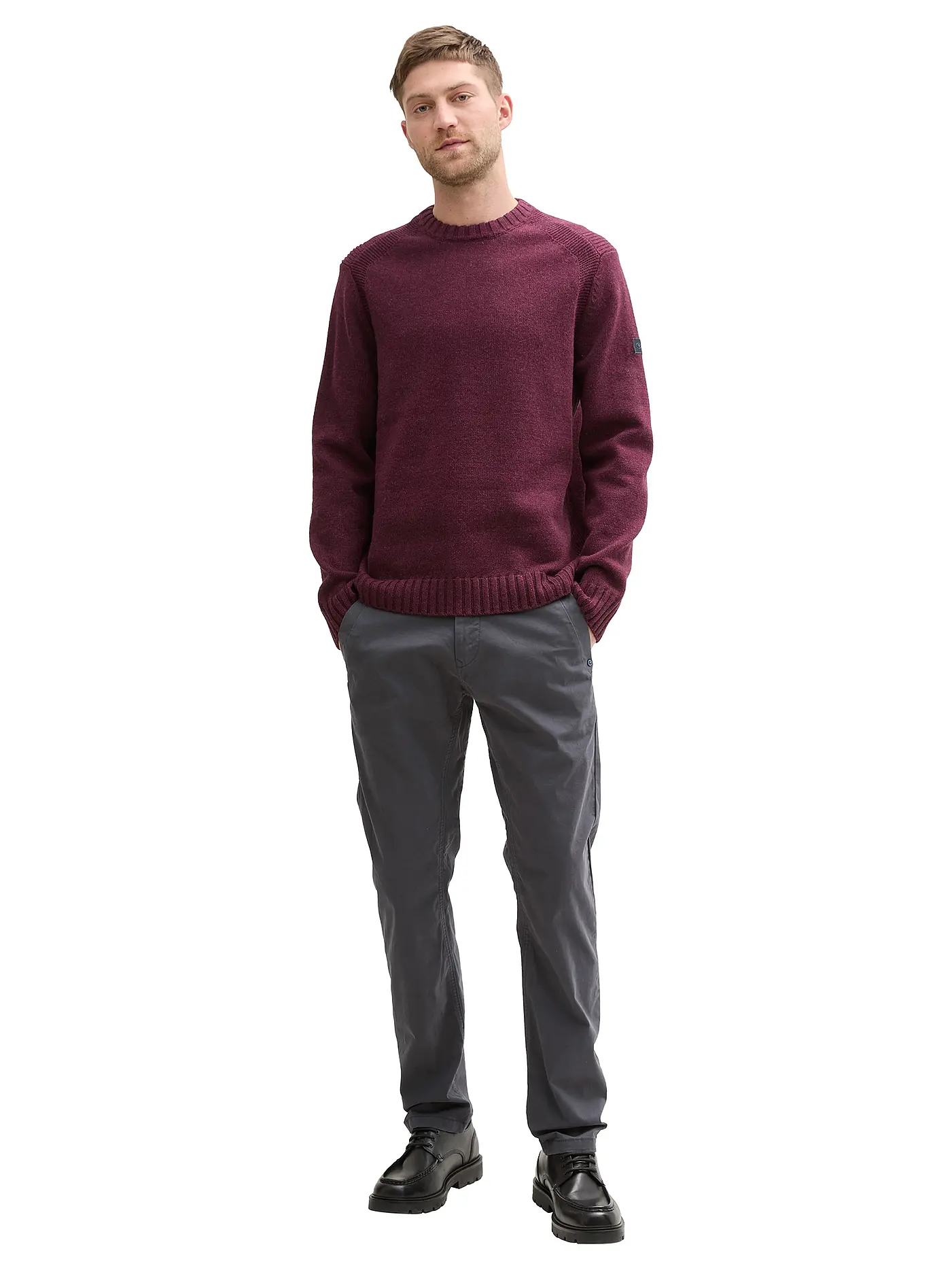 TOM TAILOR | Chino Tapered Fit | grau